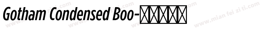 Gotham Condensed Boo字体转换